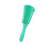 Yechiry Brosse Démêlante Ergonomique Légère à 8 Rangées pour Cheveux Bouclés, Brosse de Massage Universelle Amovible en Plastique 9,6 X 2,2 X 1,6 Pouces (GREEN)