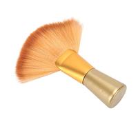Yechiry Brosse Professionnelle pour le Cou de Salon, Tube en Aluminium doré galvanisé, Brosse de Coiffure élastique Douce pour Barbiers et Coiffeurs