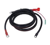 Yechiry Câble de Batterie de Moteur Hors-bord 2M en Cuivre Flexible | Câble de Batterie Marine, Fil de Cuivre Pur, Remplacement Flexible, Utilisation Hors-bord, Parsun Powertec, Ajustement 15 à