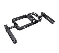 Yechiry Cage Réglable pour Plate-Forme Vidéo de Téléphone en Alliage D'aluminium avec Poignées Antidérapantes pour Vlogging et Streaming 1 X Cage de Téléphone 2 X Poignées