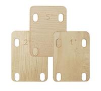 Yechiry Cale de Manche de Guitare, Ajusteur de Manche pour Guitare (3PCS) | Bois de Hêtre, Surface Polie, Corrige les Frisures et Ajuste la Hauteur des Cordes