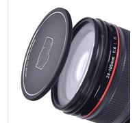 Yechiry Capuchon D'objectif D'appareil Photo 82 Mm, Monture à Filetage Magnétique, Couvercle de Protection floqué en Alliage D'aluminium avec Intérieur floqué Doux pour Filtres