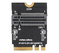 Yechiry Carte Adaptateur pour SSD NVME, Convertisseur Vertical Compact, Prise en Charge de Type 2280 pour M.2 Key A-E, Comprend Un Cadre de Support en Plastique et des Outils