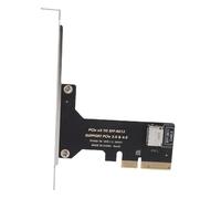 Yechiry Carte d'extension PCIe à OcuLink, Adaptateur PCIe 4.0 X4 avec Convertisseur SSD NVME SFF 8612 à U.2, Idéal pour la Bande Passante OS X 64 Gbps Comprend