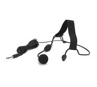 Yechiry Casque de Microphone Dynamique à Crochet d'oreille, Micro Anti-Bruit Directionnel Jack 6,35 Mm avec Câble de 5 M, Microphone Mains Libres pour Guitare WH20TQG, Saxophone, Batterie DJ KTV