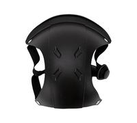 Yechiry Casque de Moto pour Chien avec Ajustement Réglable pour des Aventures en Plein Air Sûres Grandes Races Construction ABS et éponge (Black)