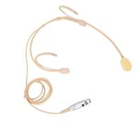 Yechiry Casque Micro Supra-auriculaire, Micro à Condensateur Très Sensible, Câble XLR 4 Broches, Casque pour Système sans Fil, émetteur Ceinture, Idéal pour DJ, Chanteurs et Acteurs