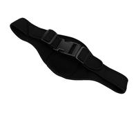 Yechiry Ceinture de Microphone Réglable pour Instructeurs de Fitness, Mouvement Dynamique, Conception Sécurisée, Tissu de Plongée Noir, 1 unité