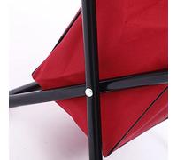 Yechiry Chaise Pliante, Chaise de Camping Portable avec Sac de Rangement, Tuyau en Acier à Forte capacité de Charge, Tissu Oxford, Idéale pour Les Loisirs de Pêche en Plein Air (Rouge)