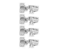 Yechiry Charnière de Porte à Amortissement Hydraulique à 105 ° pour Armoires et Placards avec Vis en Acier laminé à Froid de Haute qualité, Paquet de 4