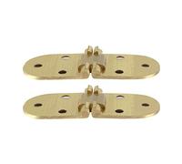 Yechiry Charnière de Table à Bord Rond en Cuivre, Mécanisme de Pliage Durable pour Tables de Couture et Meubles 80x30mm