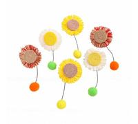 Yechiry Chat Teaser Baguette Remplacement 6PCS Accessoires Tournesol (3