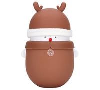 Yechiry Chauffe-Mains Portable 2 en 1, Banque d'alimentation 6000 MAh avec Lumière LED Rechargeable par USB, Deux Réglages de Température, Cadeaux pour Noël, Anniversaire, Thanksgiving, (Biche)