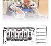 Yechiry Chevalet de Guitare en Métal Durable Standard 78mm avec un Excellent Son pour Guitares électriques pour Enfants, Argent chromé (SILVER)