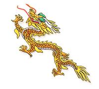 Yechiry Chinese Dragon Embroidered Patch Cloth Sticker