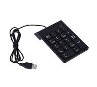 Yechiry Clavier Numérique USB, Clavier Numérique Silencieux à 18 Touches Clavier Numérique Portable pour La Comptabilité Financière pour Ordinateur Portable, Ordinateur de Bureau, PC Pro