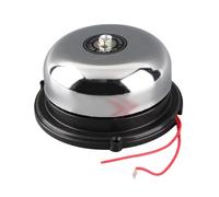 Yechiry Cloche électrique Antirouille sans étincelle, Type de Frappe Intérieure, Alarme de Signal 10W en Acier Inoxydable