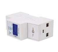 Yechiry Compteur d'énergie électrique monophasé à Affichage Numérique DDS015M, Compteur d'énergie à Fonction de Réinitialisation avec 230 V CA et Support sur Rail DIN 35 Mm, Idéal pour le Comptage