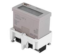 Yechiry Compteur électrique Numérique, écran LCD à 8 Chiffres, Totalisateur de Batterie intégré pour Machines et équipements, AC 110-220V