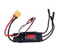 Yechiry Contrôleur de Vitesse 40A Brushless ESC 2 à 3S, Contrôleur de Vitesse électronique ESC sans Balais en Métal RC pour RC Airplane, Avion, Hélicoptère et Drone