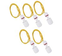 Yechiry Contrôleur Fiable de Capteur de Réservoir D'eau de Commutateur de Flotteur de Niveau de Liquide pour L'industrie Alimentaire, Matériau PP de L'industrie Pétrochimique 5 Pièces/ensemble