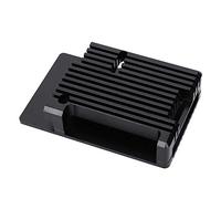 Yechiry Coque de Carte Mère en Alliage D'aluminium Haute dureté Noire pour 3ème Modèle B 2b/3b+, Idéale pour Une Longue Durée de Vie et Un Assemblage Facile