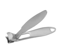 Yechiry Coupe-Ongles à Tête Inclinée, Coupe-Ongles Robuste en Acier Inoxydable pour épais avec étui de Rangement pour Limes, Argent