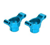 Yechiry Coupelle de Direction Arrière en Aluminium de Haute qualité pour TT02, Améliore la stabilité et Les Performances, Parfaite pour Les Voitures RC 1/10, Vendue par Paire (Blue)