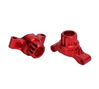 Yechiry Coupelle de Direction Arrière en Aluminium de Haute qualité pour TT02, Améliore la stabilité et Les Performances, Parfaite pour Les Voitures RC 1/10, Vendue par Paire (Rouge)