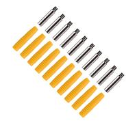 Yechiry Coupleur de Fiche Banane Exquis de 2mm, 10 Pièces, avec Prise Entièrement Gainée, Remplacement de Mise à Jour (Yellow)