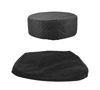 Yechiry Couverture Thermique Gonflable Isolée pour Spa, Couverture de Spa à efficacité énergétique, Tissu épais Pliable avec Ouate de Soie, Utilisation en Extérieur et Protection Contre (Ronde)