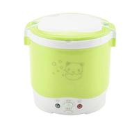 Yechiry Cuiseur Vapeur Électrique, En Pp De Qualité Alimentaire. Cuiseur À Riz Multifonctionnel Portable De 1 L Avec Fonction Vapeur, Adapté À Une Utilisation En Voiture. (GREEN)