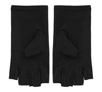 Yechiry de Nail Art : de Manucure Demi-doigts pour Lampe à Ongles en Gel, Protègent les Mains des Coups de, Adaptés à la Plupart des Gens, Fibre de Coton Douce et Respectueuse de la peau.