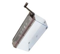 Yechiry Déchiqueteuse de Papier en Plastique A4, Outil de Coupe Manuel, Contrôle Facile pour Le Bureau et la Salle de Classe, Utilisation Durable (Black)