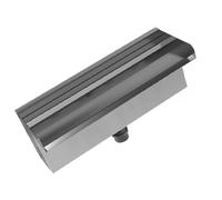 Yechiry Déversoir de Cascade en Acier Inoxydable avec Connecteur pour Fontaine Extérieure et élément d'eau de Piscine (400MM)