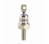 Yechiry Diode de Redresseur 25A 1200V, 25HFR120 Forme, 25HF120 Inverse, capacité à Courant élevé, Anode de Cathode de Goujon, Gamme de Courant Large, Idéal pour le Chargement de Batterie,