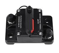 Yechiry Disjoncteur à Réinitialisation Manuelle pour Systèmes Audio de Voiture, Protection contre les Surtensions et les Surcharges, 50 A-300 A pour une Installation Sécurisée du Véhicule (80A)