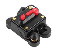 Yechiry Disjoncteur Audio de Voiture, Réinitialisation Automatique, Protection 12V-24V pour Bateaux et Véhicules, Plastique Rouge/noir (A(30A))
