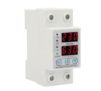 Yechiry Dispositif de Protection de Tension AC230V 63A avec Sélection du Mode de Réinitialisation - SVP-63A adapté aux Applications Industrielles