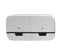 Yechiry Distributeur de Serviettes en Papier, Mécanisme de Verrouillage en Plastique ABS avec 2 Méthodes de Déverrouillage et Fenêtre Visuelle, pour Salle de Bain, Bureau à Domicile (A)