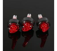 Yechiry Distributeur Doseur de Verseur de Bouteille D'alcool pour Bar à Domicile, Doseur en Plastique, Distributeur de Vin de Boisson de 30 Ml pour Bar et Pub - Transparent (rouge)