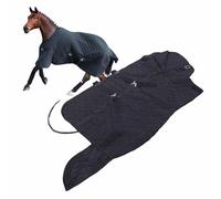 Yechiry Drap pour Cheval Imperméable, Couverture Antidérapante et Stable pour Cheval, pongé matelassé de qualité Supérieure, Résistant à l'usure, Toutes Saisons, Double Fermeture Avant,