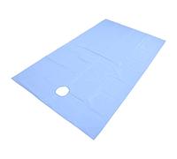 Yechiry Draps de Salon de beauté, Doux pour la Peau, Couverture de Lit de Massage Spa 115x200cm pour la Massothérapie et L'utilisation du Spa (BLUE)