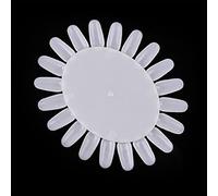 Yechiry Échantillons d'Ongles, échantillons de Couleurs d'Ongles, Carte 'affichage de Couleur de Gel de Vernis à Ongles de 20 Pointes avec Palette Ovale de Tableau de Faux Conseils de Pratique de