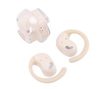 Yechiry Écouteurs de Traducteur Linguistique, écouteurs de Traduction de Contrôle Tactile 5.4 Mis à Niveau, à Oreille Unique ou Double Oreille, Appels de Support, Musique, 144 Langues (Beige)