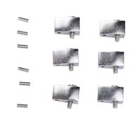 Yechiry Écrou de Verrouillage de Corde de Guitare 6 Pièces, Pièces de Guitare électrique sans Tête de Verrouillage en Alliage de Zinc, écrou de Vis d'installation pour électrique sans Tête de