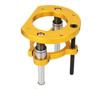 Yechiry Élévateur Réglable pour Défonceuse, Base en Aluminium sous la Table avec Tige de Support en Acier Inoxydable à 2 Griffes, Tige de Levage Manuelle