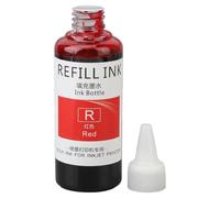 Yechiry Encre de Recharge pour Tampon 100ml, Application Facile (rouge)