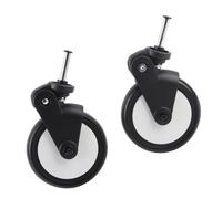 Yechiry Ensemble D'accessoires Durables pour Poussettes de bébé, Roues en Caoutchouc pour Chariot Yoya/Vovo - Installation Facile pour la Plupart des Poussettes de Marque, 1 Paire X Roues de pour