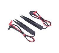 Yechiry Ensemble de 2 Clips de Test SMD, Câble Multimètre Compact pour une Mesure Précise de la capacité et de L'inductance, Idéal pour la Microélectronique, sécurité 250 V